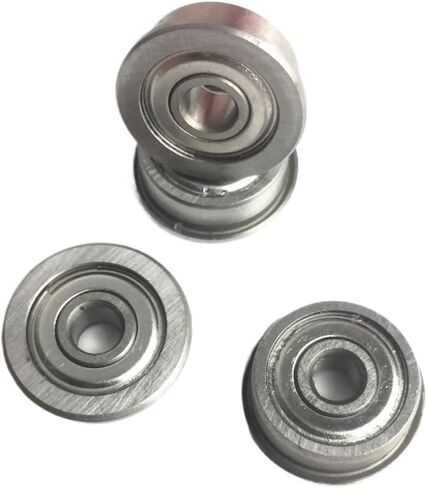 10 قطع MF128ZZ محامل شفة 8x12x3.5 مم ABEC-1 شفة مصغرة MF128 Z ZZ الكرات in Kuwait