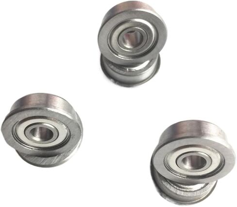 10 قطع MF128ZZ محامل شفة 8x12x3.5 مم ABEC-1 شفة مصغرة MF128 Z ZZ الكرات in Kuwait