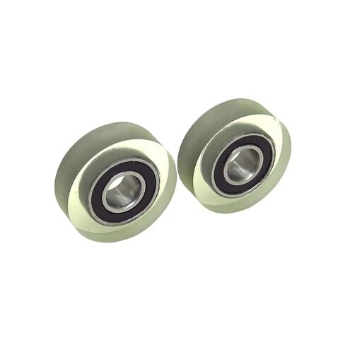 5 Pieces 18mm OD PU Coated Roller with 605RS Bearing PU60518-5 5mm OD PU Coated Rubber Counting Wheel(PU68516-5C1L6M4) in Kuwait