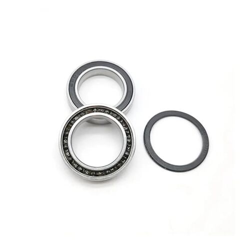 2 قطع S6903-2RS الفولاذ المقاوم للصدأ محامل السيراميك الهجين 17x30x7mm مناسبة للدراجة أسفل قوس 6903 in Kuwait