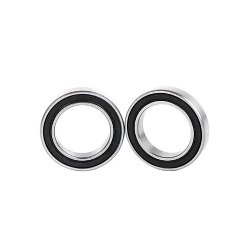 2 قطع S6903-2RS الفولاذ المقاوم للصدأ محامل السيراميك الهجين 17x30x7mm مناسبة للدراجة أسفل قوس 6903 in Kuwait