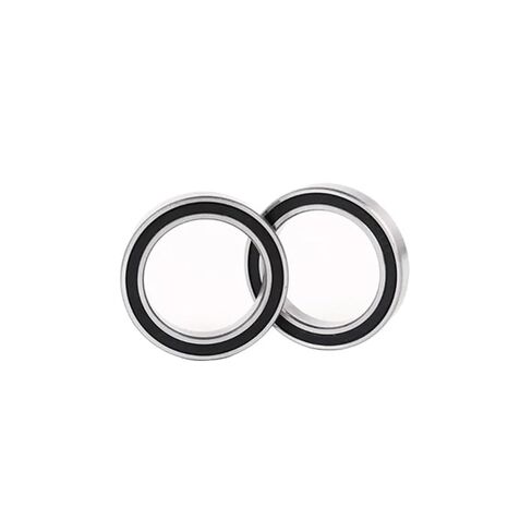 2 قطع S6903-2RS الفولاذ المقاوم للصدأ محامل السيراميك الهجين 17x30x7mm مناسبة للدراجة أسفل قوس 6903 in Kuwait