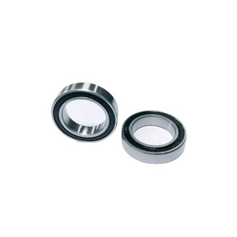 2 قطع S6903-2RS الفولاذ المقاوم للصدأ محامل السيراميك الهجين 17x30x7mm مناسبة للدراجة أسفل قوس 6903 in Kuwait