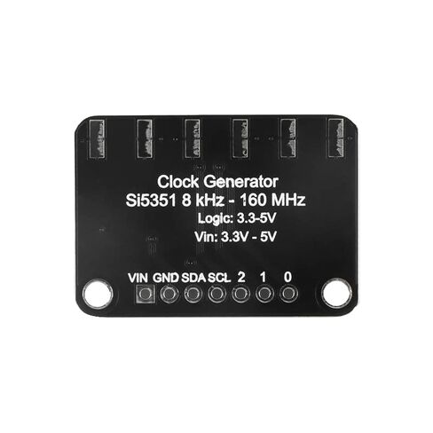 SI5351 Clock Module 8kHz–150MHz 3 Channels 0ppm Error -40°C to +85°C LVCMOS Outputs in Saudi Arabia
