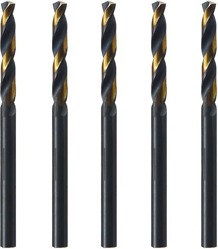 MAXTOOL رقم 1 5 قطع مثاقب آلة لولبية متطابقة قطر 0.228 بوصة HSS M2 لقم ثقب كعب ملتوي قياس سلكي مثقاب قصير أرضي بالكامل؛ SMN02H10R01P5 in Kuwait