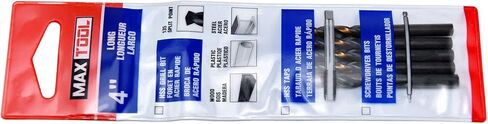 MAXTOOL رقم 1 5 قطع مثاقب آلة لولبية متطابقة قطر 0.228 بوصة HSS M2 لقم ثقب كعب ملتوي قياس سلكي مثقاب قصير أرضي بالكامل؛ SMN02H10R01P5 in Kuwait