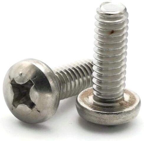 1/4"-20 Phillips Pan Head Machine Screw 316 Stainless Steel 1/4"-20 x 1-1/2" Qty 25 in Saudi Arabia