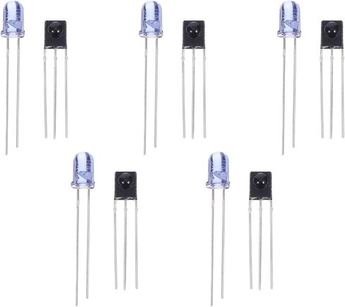 Baluue Infrared Receiver and Emitter Pair Hs0038B Tsal6200 38Khz Frequency 18-20M Operating Distance 45 Angle Compact Infrared Ir Receiver Sensor for Remote Control Applications in Saudi Arabia