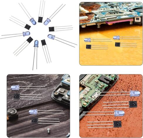 Baluue Infrared Receiver and Emitter Pair Hs0038B Tsal6200 38Khz Frequency 18-20M Operating Distance 45 Angle Compact Infrared Ir Receiver Sensor for Remote Control Applications in Saudi Arabia