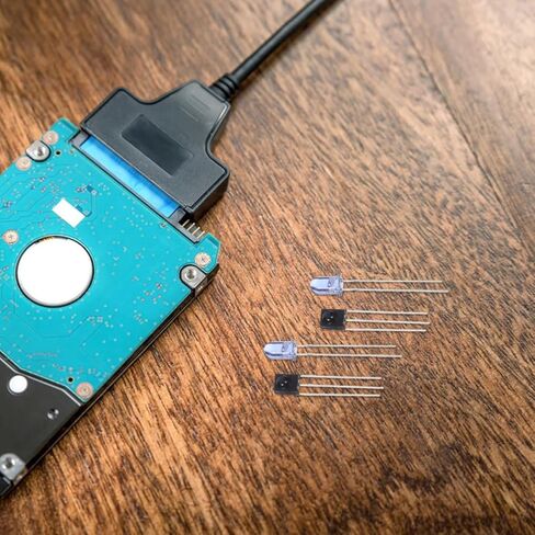 Baluue Infrared Receiver and Emitter Pair Hs0038B Tsal6200 38Khz Frequency 18-20M Operating Distance 45 Angle Compact Infrared Ir Receiver Sensor for Remote Control Applications in Saudi Arabia