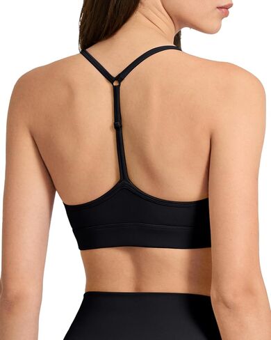 حمالة صدر رياضية SPVISE Y Back للنساء مبطنة بظهر راسر وحزام سباغيتي قابل للتعديل ورقبة على شكل حرف U حمالات صدر منخفضة التأثير لليوجا والصالة الرياضية in Kuwait