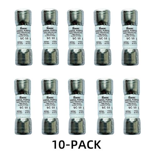 10-Pack جديد SC-10 SC-10A SC 10A 600Vac صمام تأخير الوقت، BP/SC-10A صمامات خرطوشة الرفض الحالية من الفئة G in Kuwait