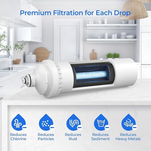 استبدال فلتر المياه Oceanloch-m، متوافق مع نظام ترشيح C Pure Oceanloch-m 790OCLOCARTM، تصنيف 1 ميكرون، معدل تدفق 1.67 جالون في الدقيقة (عبوتان) in Kuwait