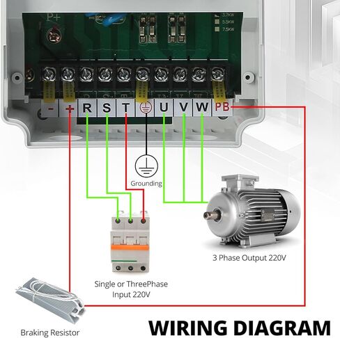 MAKERELE AC 220V/2.2kw 3HP Variable Frequency Drive, VFD Single or Three Phase Input to 3 Phase Output Frequency Converter for for CNC Spindle Motor and AC Motor Speed Control in Kuwait