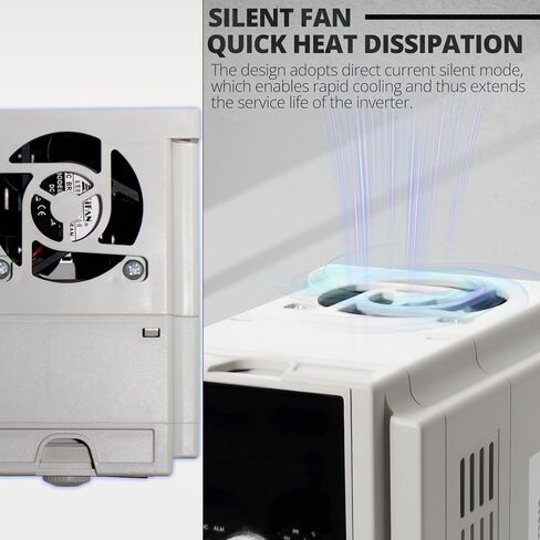 MAKERELE AC 220V/2.2kw 3HP Variable Frequency Drive, VFD Single or Three Phase Input to 3 Phase Output Frequency Converter for for CNC Spindle Motor and AC Motor Speed Control in Kuwait