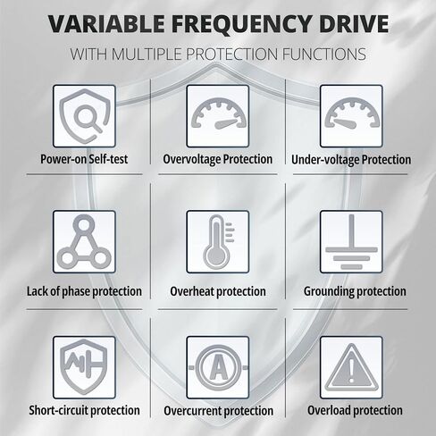 MAKERELE AC 220V/2.2kw 3HP Variable Frequency Drive, VFD Single or Three Phase Input to 3 Phase Output Frequency Converter for for CNC Spindle Motor and AC Motor Speed Control in Kuwait