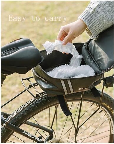5 Pieces Of Disposable Plastic Bicycle Covers, Suitable For Sudden Rainy Days, Suitable For Most Bicycles (5) in Saudi Arabia