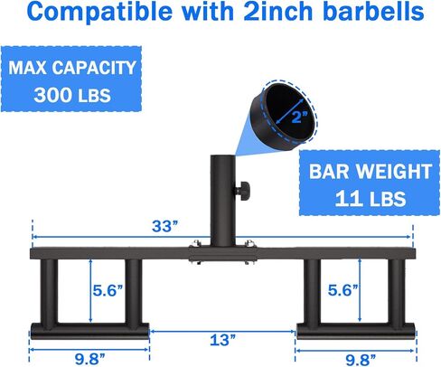 Viking Press Landmine Handle Attachment for 2 inch Olympic Barbell – Heavy Duty Iron Handle for Deadlift, Squat, Row, Press – Home Gym Strength Training Equipment in Saudi Arabia