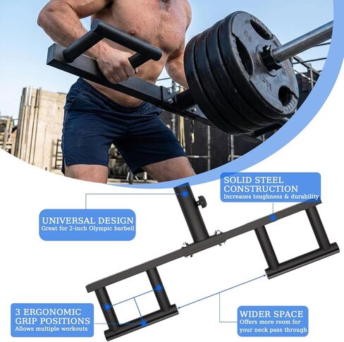 Viking Press Landmine Handle Attachment for 2 inch Olympic Barbell – Heavy Duty Iron Handle for Deadlift, Squat, Row, Press – Home Gym Strength Training Equipment in Saudi Arabia
