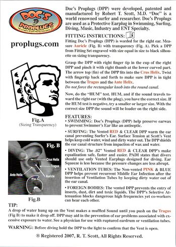 متوسطة - سدادات دوك ذات فتحات تهوية - شفافة مع مقود - سدادات أذن قابلة لإعادة الاستخدام لركوب الأمواج والسباحة والغوص والرياضات المائية | كتل الماء البارد والرياح | يساعد على معادلة الضغط | صنع في الولايات المتحدة الأمريكية in Kuwait
