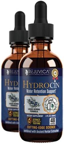 Rejuvica Health Hydrocin Liquid Diuretic Supplement – Water Retention Support with Dandelion, Uva Ursi, Juniper Berry, Celery Seed & Green Tea – Fast Absorption Alcohol-Free Drops in Saudi Arabia