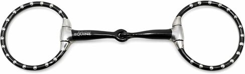 Horse 5.5" Mouth Studded Eggbutt Sweet Iron Snaffle Horse Bit 35327C in Saudi Arabia