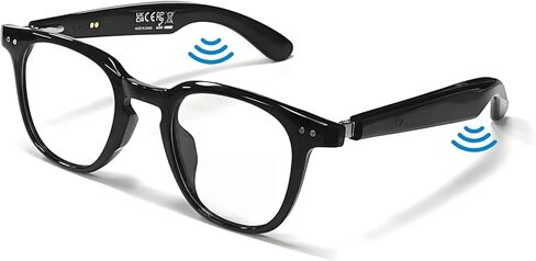 Smart Bluetooth Glasses, Sunglasses with UV and Blue Light Protection, AI Real-time Translation with 140 Languages, Touch Control, Music & Call for Athletic/Outdoor, Unisex (Green) in Saudi Arabia