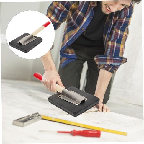 Flooring Tapping Block Tool with Wooden Handle Durable Construction for Easy Installation of Hardwood and Laminate Floors Ergonomic Non Slip Design for Comfortable Grip in Saudi Arabia