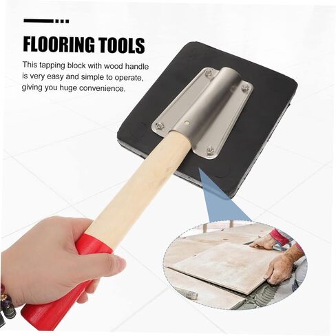Flooring Tapping Block Tool with Wooden Handle Durable Construction for Easy Installation of Hardwood and Laminate Floors Ergonomic Non Slip Design for Comfortable Grip in Saudi Arabia