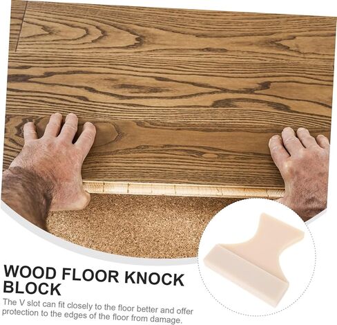 POPETPOP Nylon Tapping Block for Flooring Installation Sturdy Impact Resistant Tool Efficient Plank Installation Professional Design Easy to Use Store in Saudi Arabia