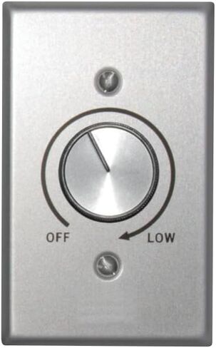 J&D Manufacturing CN25 Variable Fan Speed Controller, 120V 2.5 Amp, Ceiling Fan Control Switch for up to Two Fans in Kuwait