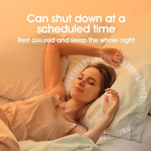 Pillow Speaker for Sleeping, Mini Bone Conduction Portable Sleep Aid with Stereo Bass, Bluetooth Sleep Bar for Deep Sleeping with White Noise, with Volume Control-Supports TF Function in Saudi Arabia