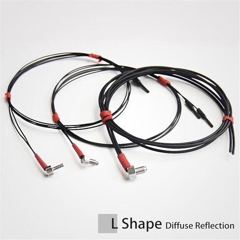 M3 M4 M6 Fiber Optic Sensor L Shape Thread Prob Diffuse Switch(Import M4,1 Meter Length-Diffuse) in Saudi Arabia