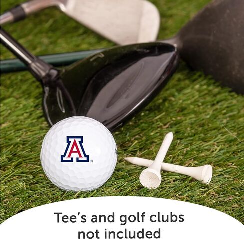 Desert Cactus University of Arizona Golf Balls 12 Pack – UA Wildcats Full Color Dozen – Officially Licensed Sport Team Accessory in Saudi Arabia