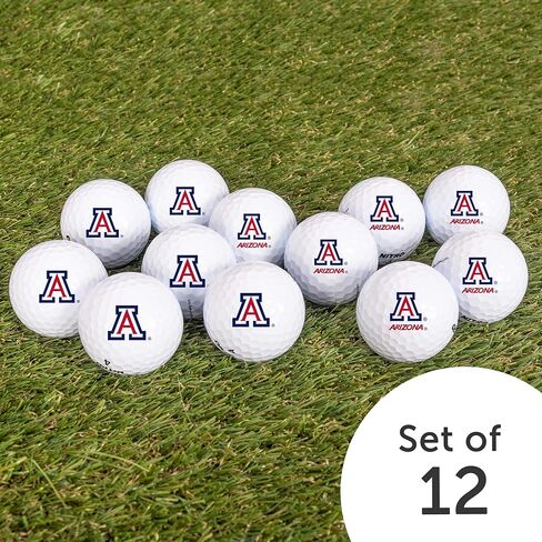 Desert Cactus University of Arizona Golf Balls 12 Pack – UA Wildcats Full Color Dozen – Officially Licensed Sport Team Accessory in Saudi Arabia