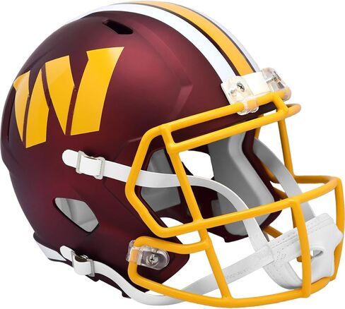 خوذة كرة قدم واشنطن كوماندرز البديل 2025 On-Field Riddell Speed ​​طبق الأصل بالحجم الكامل - خوذات NFL المتماثلة in Saudi Arabia
