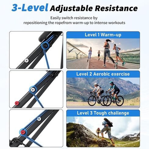 seanleecore 2-in-1 Stair Stepper & Space Walker for Home Gym Exercise, Foldable, Quiet Low-Impact Workout Equipment with High-Strength Resistance in Kuwait