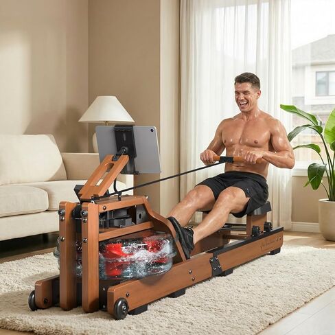 2026update Magnetic Rowing Machines for Home,Rower Machine with 16 Levels,Powerful Silent Magnetic Resistance,350lbs Weight Capacity,LCD Monitor,Silent Rail System,Row Machine for Home Gym Exercise in Saudi Arabia