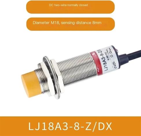 2 قطعة مستشعر مفتاح القرب M18 2-سلك 220 فولت حثي LJ18a3-8-z/BX AX بواسطة BX مستشعر مفتاح حث معدني 3 أسلاك 24 فولت (LJ18A3-8-Z DX مغلق) in Saudi Arabia