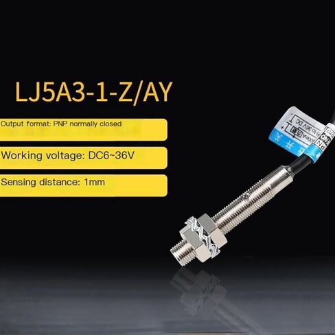 1 قطعة مفتاح القرب الاستقرائي LJ5A3-1-Z/AY مستشعر المعادن m5 تيار مستمر ثلاثة أسلاك عادة PNP NC in Saudi Arabia