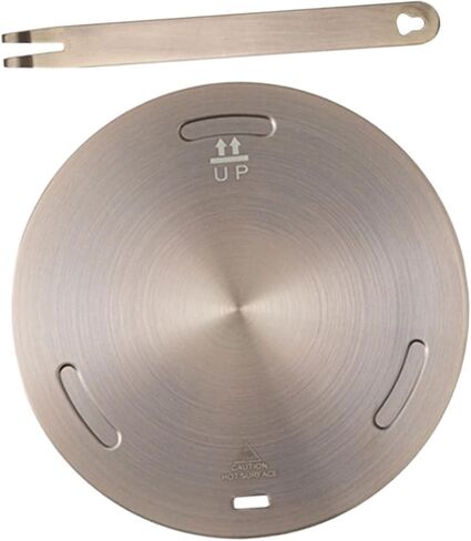 SHOWERORO 1Set Stainless Steel Heat Diffuser Plate Induction Cooker Adapter for Gas Stove and Electric Cooktops Thermal Guide Disk for Even Heat Distribution with Cookware Compatibility in Saudi Arabia