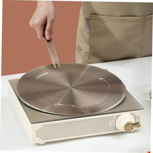 SHOWERORO 1Set Stainless Steel Heat Diffuser Plate Induction Cooker Adapter for Gas Stove and Electric Cooktops Thermal Guide Disk for Even Heat Distribution with Cookware Compatibility in Saudi Arabia
