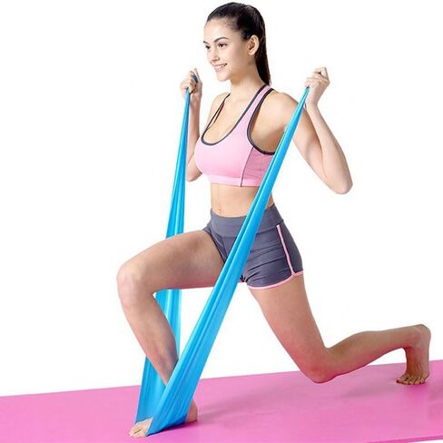 Exercise Bands Resistance Bands for Working Out, Elastic and Exercise Bands Set for Stretching, Stretch Bands for Working Out Women or Men for Yoga, Strength Training, Pilates Home Exercise in Saudi Arabia
