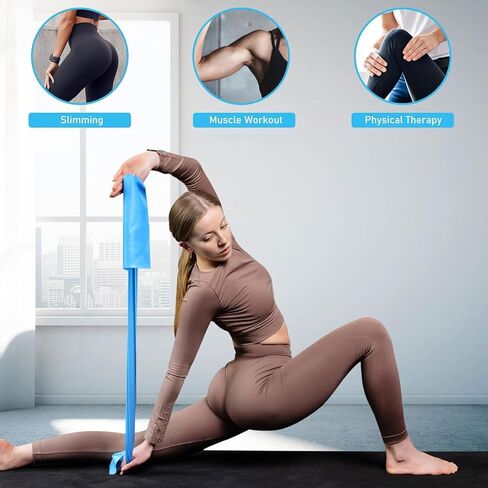 Exercise Bands Resistance Bands for Working Out, Elastic and Exercise Bands Set for Stretching, Stretch Bands for Working Out Women or Men for Yoga, Strength Training, Pilates Home Exercise in Saudi Arabia