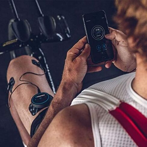 Compex Mini Wireless Electric Muscle Stimulator EMS with Tens 2 Pods, Smartphone Compatible with Mobile App Apple & Android for Workouts & Training Log in Kuwait