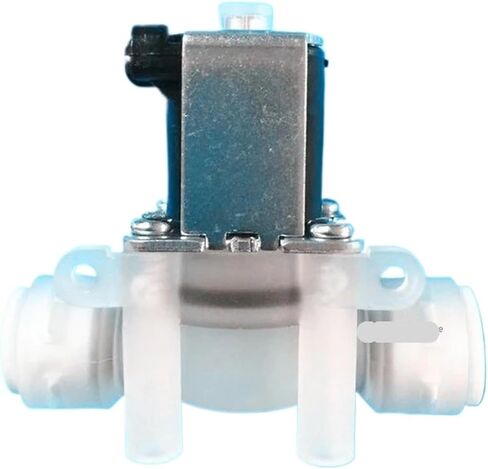 عادة مفتوحة الملف اللولبي صمام المغناطيسي 3/8 بوصة موصل سريع تيار مستمر 12 فولت 24 فولت 36 فولت 48 فولت تيار مستمر 110 فولت 220 فولت مدخل المياه التبديل تحكم (12 فولت) in Kuwait