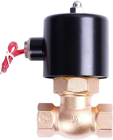 1 "2" صمام الملف اللولبي للبخار بدرجة حرارة عالية مغلق عادة صمام لولبة داخلي نحاسي ثنائي الاتجاه 220 فولت 24 فولت 12 (1، BSP_24VDC) in Kuwait