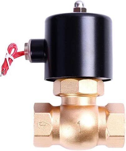 1 "2" صمام الملف اللولبي للبخار بدرجة حرارة عالية مغلق عادة صمام لولبة داخلي نحاسي ثنائي الاتجاه 220 فولت 24 فولت 12 (1، BSP_24VDC) in Kuwait