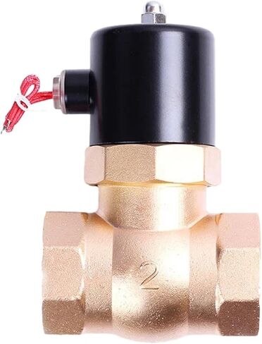 1 "2" صمام الملف اللولبي للبخار بدرجة حرارة عالية مغلق عادة صمام لولبة داخلي نحاسي ثنائي الاتجاه 220 فولت 24 فولت 12 (1، BSP_24VDC) in Kuwait