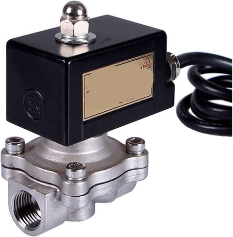 مغلق عادة IICT4 صمام الملف اللولبي المقاوم للانفجار الفولاذ المقاوم للصدأ صمام الغاز الطبيعي صمام المياه التيار المتناوب/تيار مستمر 220 فولت 24 فولت 12 فولت (34 ، NPT_24VDC) in Kuwait